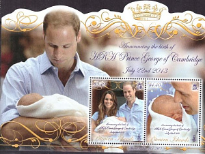 Питкерн, 2013, Рождения Принца Георга, блок